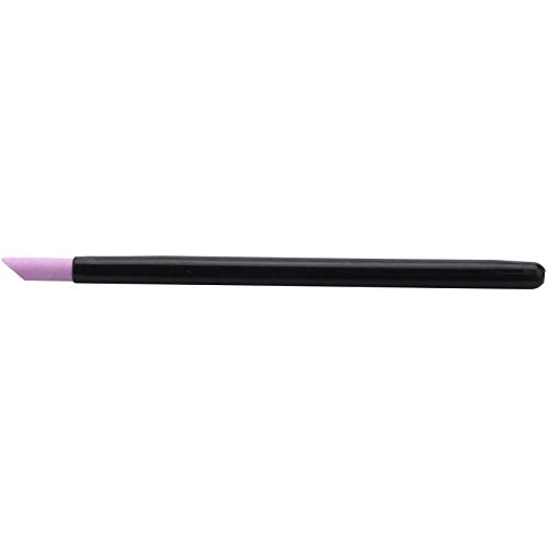 Jrifedptry Palillo de cuarzo negro para cutículas, para cutículas, para decoración de uñas, cuchara para cortar uñas, herramientas de cuidado de manicura
