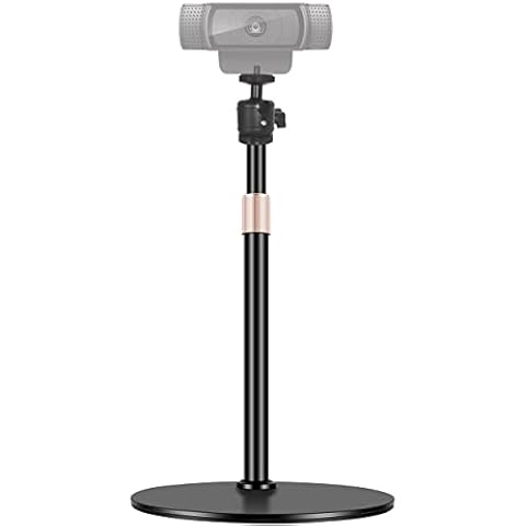 Adjustable Webcam Tripod Stand with 360° Swivel Cover