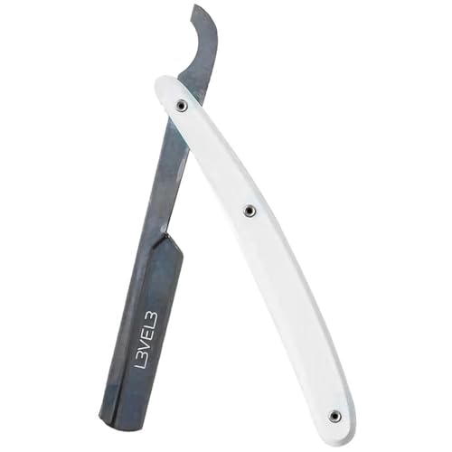 L3 - Level 3 Turkish Razor - Rust Free Straight Edge Razor (White)