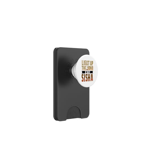 Light up The Bond with Sisha - Hookah Waterpipe Shisha PopSockets PopWallet for MagSafe