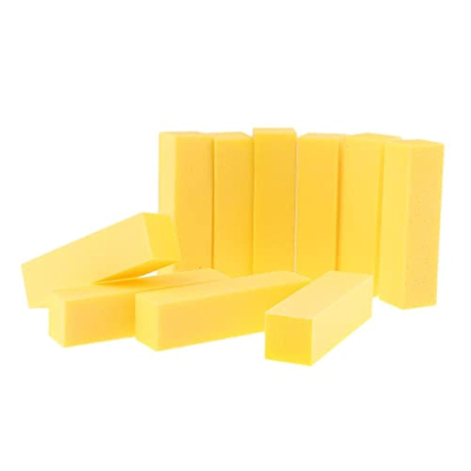 2x10 Pcs Nail Art Buffer Files Block, Yellow