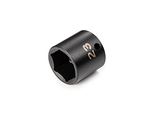 Image of TEKTON 3 /8 Inch Drive x 23 mm Shallow 6-Point Impact Socket | SID12123