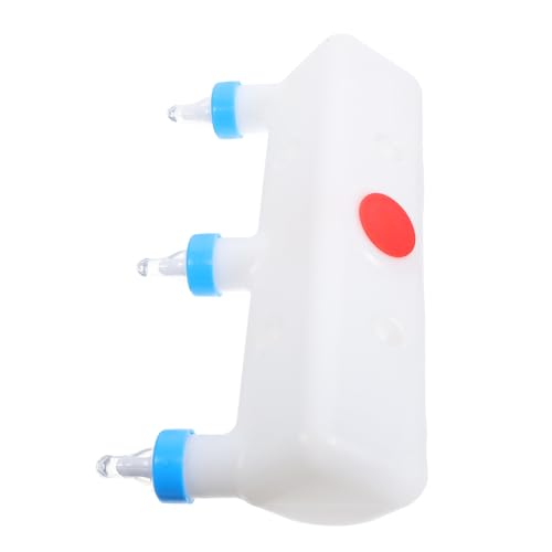 Distributeur de lait pour porcelets et agneaux à 3 tétines en plastique pour élevage