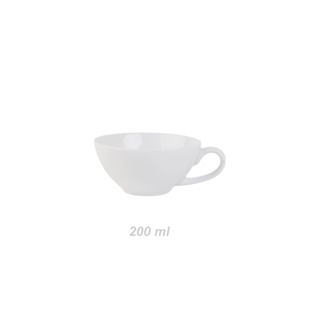 Holst Porzellan TT 101 FD 2-TLG. Tazza da tè in porcellana 0,20 L Fine Dining Bianco 2 set