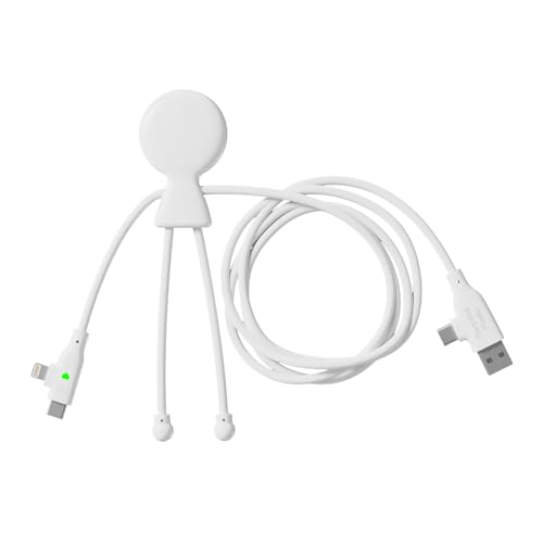 Câble multi USB 3 en 1 Xoopar Mr Bio Long Blanc 1,20 m