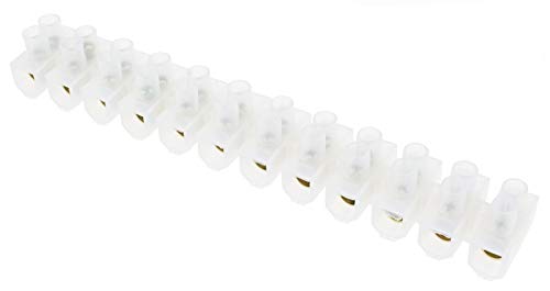 12-Way Terminal Strip Block Connector Electrical Connection Choc Block (20A)