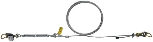3M DBI-SALA SecuraSpan 7403040 Horizontal System, 40-Foot Galvanized Cable Lifeline, Includes Tensioner, Termination and Mounting Hardware, Zorbit Energy Absorber
