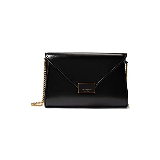 Kate Spade New York Anna Medium Envelope Clutch Black One Size