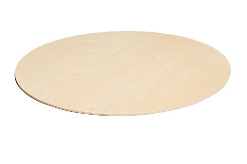 Baltic Birch Plywood Circles 30Inch Craft Wood Sheets 0.24In Thick Wood Rounds Pack Of 1 Natural Wood Board Wood Circles For Crafts Wood Burning Painting Laser Crafting Hobby Diy Projects Wrapped #TOP2