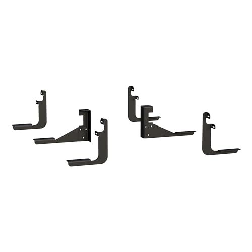 LUVERNE estribos laterales aluminio negro 88 pulgadas miniatura 3