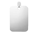 esowemsn 2PCS Shower Mirror Shower Fog Free Mirror Shower Mirror Fogless for Shaving Make Up 6.7