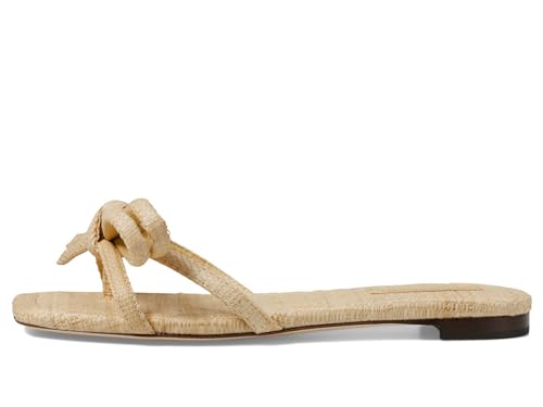Image of Loeffler Randall Women's Hadley Leather Bow Flat Sandals
