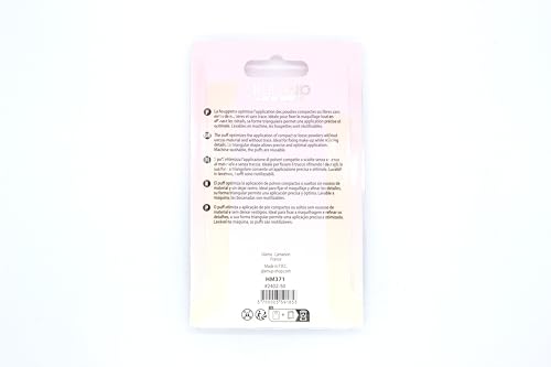 Aurore Beauté - Sponge Kit: 2 Foundation Sponges + 4 Eye Shadow Foam Applicators, White, Black - Image 4