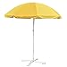 awning Parapluie Extérieur De 1,8 M/Parapluie De Plage/Parapluie Publicitaire/Parapluie De Pêche/Parapluie Télescopique, Jaune