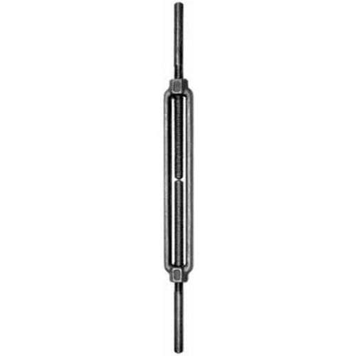 TB105-4-S-HDG - Turnbuckle Assembly - Stub & Stub - 1/2-13 x 10" - Made In USA miniatura 1