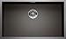 Produktbild BLANCO ZEROX 700-U DarkSteel | Edelstahl Spüle | Einbauart: Unterbau | für 80 cm breite Unterschränke | Widerstandsfähig gegenüber Kratzern | Großes Beckenvolumen