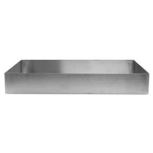 TableCraft SS4033 Professional Bakeware S/S 12 Qt. Rectangular Bowl