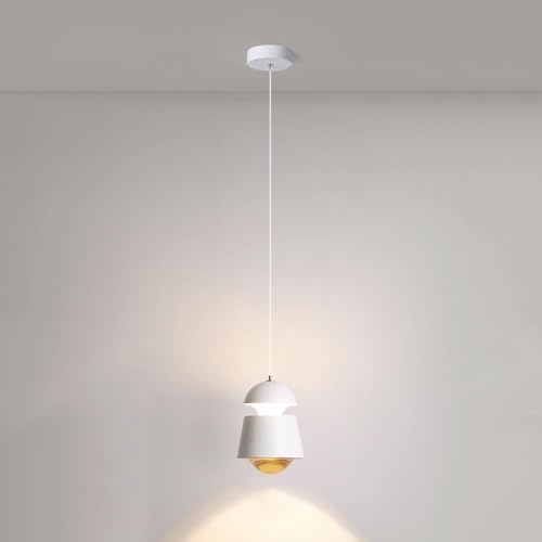 Foco de techo LED cilíndrico en aluminio acabado premium para suspensión de diseño moderno