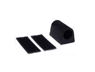 Casco para cámara de deportes de acción y soporte de goma anti-vibración para formato bala