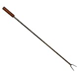 Blow Poke for Stoking and Oxygenating Fires - Durable Stainless Steel Fire Poker for Fire Pits, Fireplaces, and Campfires