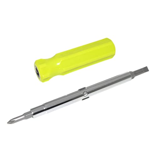 6 in 1 Screwdriver Removable Hand Tool Steel Repair Tool Handle Screw Driver