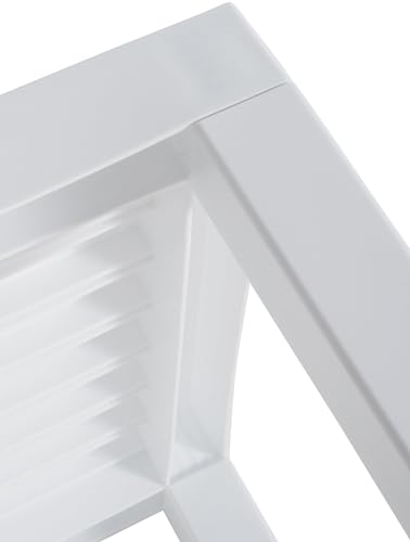 Mesa de plástico resistente a rayos UV e impermeable modelo Ocean blanca 8