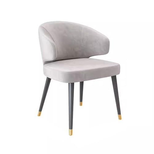 Fauteuil d'Angle Velours Gris Clair : Siège Confortable Chambre