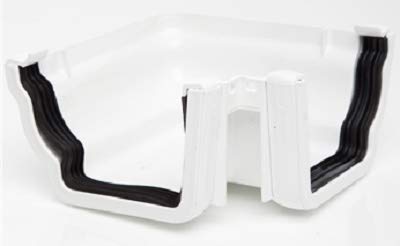 PolypipeSovereign RH703w White 90 DEG External Angle 117x75 High Capacity Ogee System