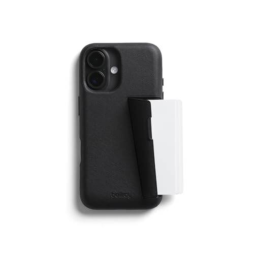Bellroy Coque iPhone 16 Cuir Porte-Cartes - Idéal pour voyager léger au quotidien
