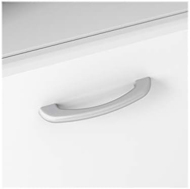 Bush Home Cabot 60W L Shaped Computer Desk with Hutch and Storage in White, 60-inch Corner PC Workstation for Home Office - 4