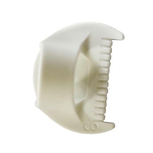 Fancyes Edge Stitch Lock Sewing Gauge for Straight Stitch Sewing Template Versatile Beginner Friendly DIY Seam Guide Quilting Ruler, 3mm White