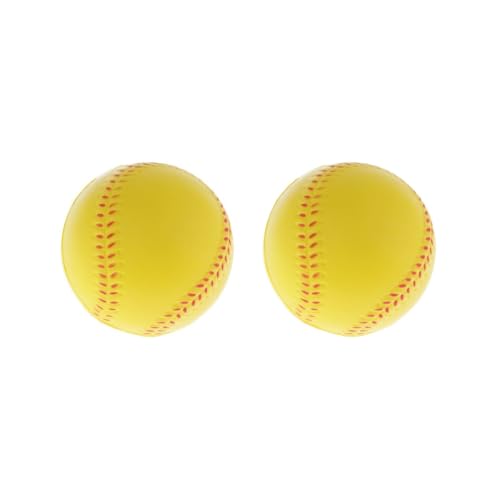 Il colore giallo brillante rende la palla da baseball più evidente ed è facile da trovare anche se viene colpita lontano.