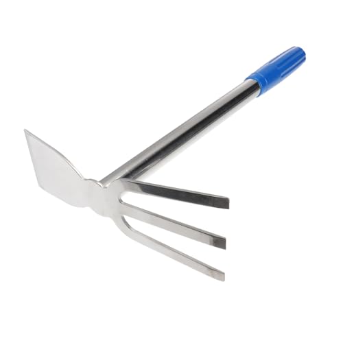 Garneck Stainless Steel Hoe Garden Spade Weeding Tool Rake Small Shovel Agriculture Hoe for