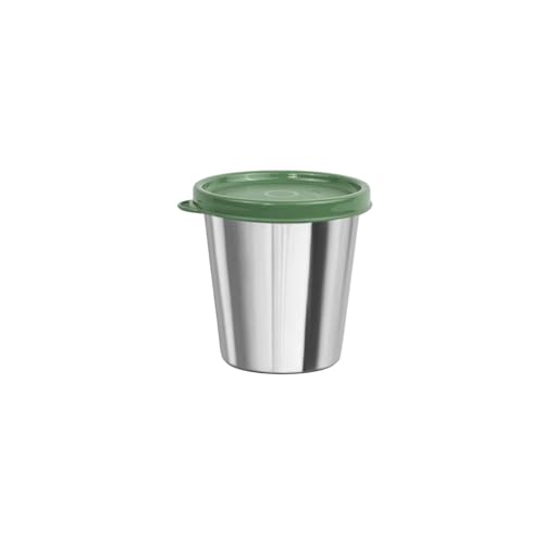 Image of SignoraWare Bitsy Stainless Steel Container /Tumbler | Airtight & Leakproof | Compact, Durable & Stylish Storage | Ideal for School, Office & Outdoor Use (225ml | Egreen)