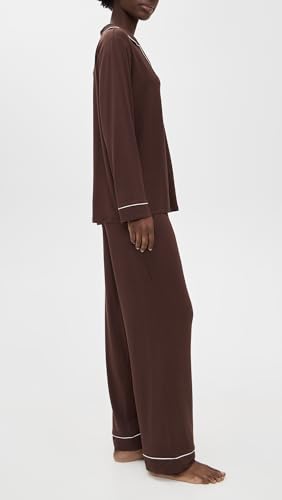 Eberjey Gisele Relaxed Short PJ Set - Sorbet Pink/Black4