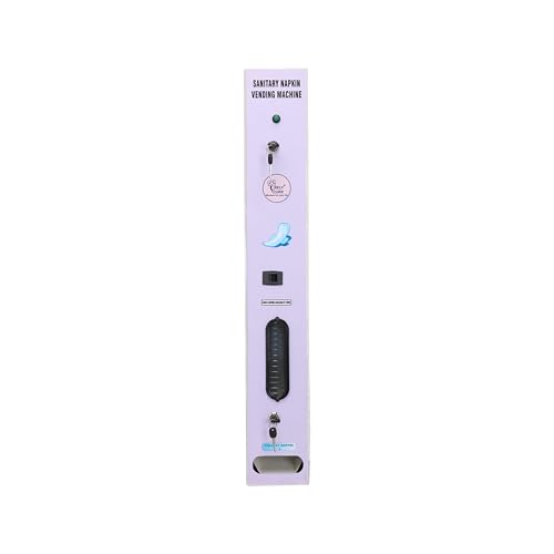 Image of BY VP Industries (Push Button Operated | Capacity-50 Pads) Sanitary Vending Machine | Dispenses Napkins Free of Cost with a Simple Push-Button Operation