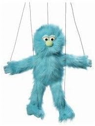Silly Puppets Blue Monster Marionette String Puppet