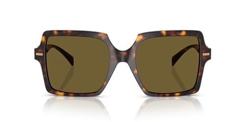 Versace Woman Sunglasses Havana Frame, Dark Brown Lenses, 55MM3