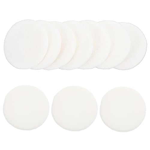 SAFIGLE 10 Pack Reusable Cotton Pads Makeup White Gentle and Comfortable Beauty Tools