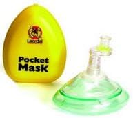 Laerdal Medical Corp 82001933 Mask Pocket With o Wipes & Gloves Ylw Hrd Case 10/Bx