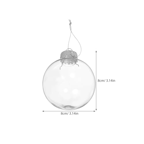 Boules de Noël transparentes incassables pour protéger vos décorations de sapin festives - 3
