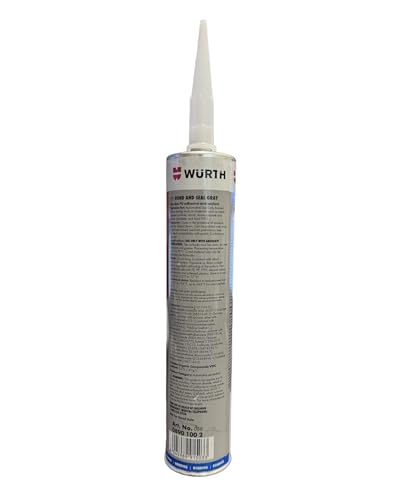 AquaNation Listing for Wurth Bond and Seal Flexible PU Adhesive and Sealant - Premium Automotive Formula for Bonding Joints and Sealing Works (Gray 08901002)