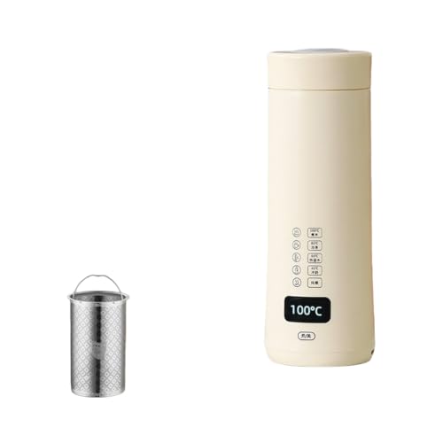 taefyiasz 220V �|�[�^�u���d�C�P�g�� USB �[�d�� �X�e�����X�� LCD ���x�\�� �T�[���X�^�b�g�@�\ �ۉ�/����/�R�[�q�[/�~���N/�A�E�g�h�A/���s 220V (�z���C�g�y�X�}�[�g�^�C�v�z304 �X�e�����X�e�B�[�z���_�[�t����USB �P��