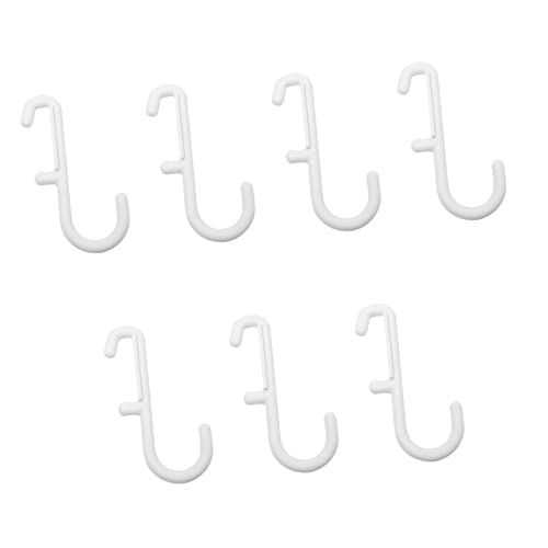 GLEAVI Supermarket Pegboard Hangers 7 Pack Space-Saving Hooks for Tools Cables