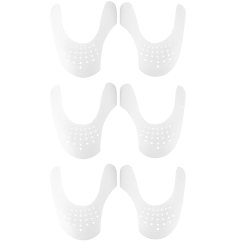 Newaner 3 Pares Escudo de Zapatos, Protectores para Zapatillas de Deporte, Arrugas de Zapatos Antiarrugas, Prevenga Hendidura del Pliegue del Calzado Deportivo（40-46）