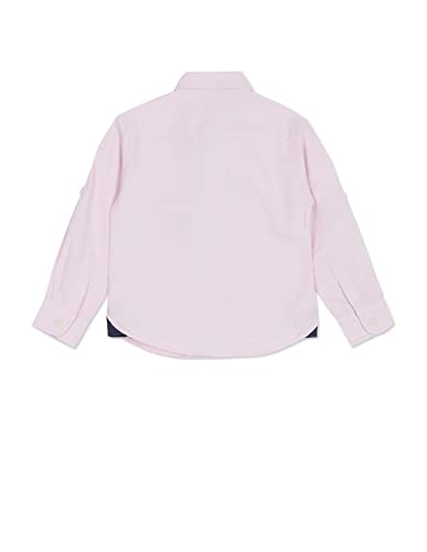Image of U.S. POLO ASSN. Kids Regular fit Embroidered Cotton Long Sleeves Casual Shirts