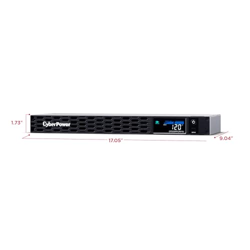 Image of CyberPower CP500PFCRM1U PFC Sinewave UPS Battery Backup and Surge Protector