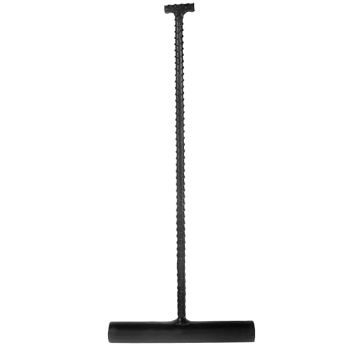 Gancho en T para tapa de alcantarilla DOITOOL en metal negro ligero