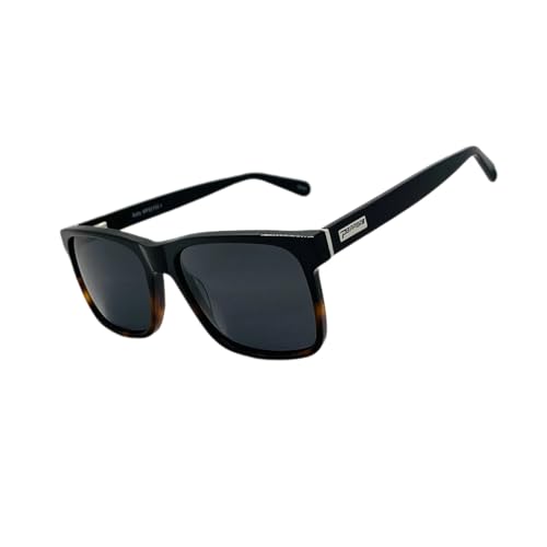 Generic Peppers Salty Shiny Blk To Shiny Tortoise With Smoke Polarized Lens Sunglasses, Black