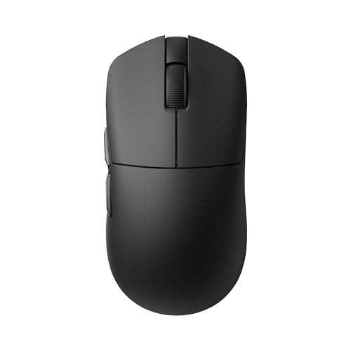 Image of LEMOKEY - Keyvhron G1 8K Wireless Gaming Mouse, 55g Lightweight, PixArt 3950 Sensor, 30K DPI, 140H Battery, Bluetooth /2.4G /USB-C, Ergonomic, Launcher Programmable, Black